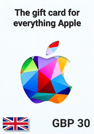 Apple iTunes UK 30 GBP Gift Card cover image