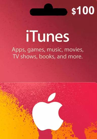 Apple iTunes USA 100 USD Подарочная Карта cover image
