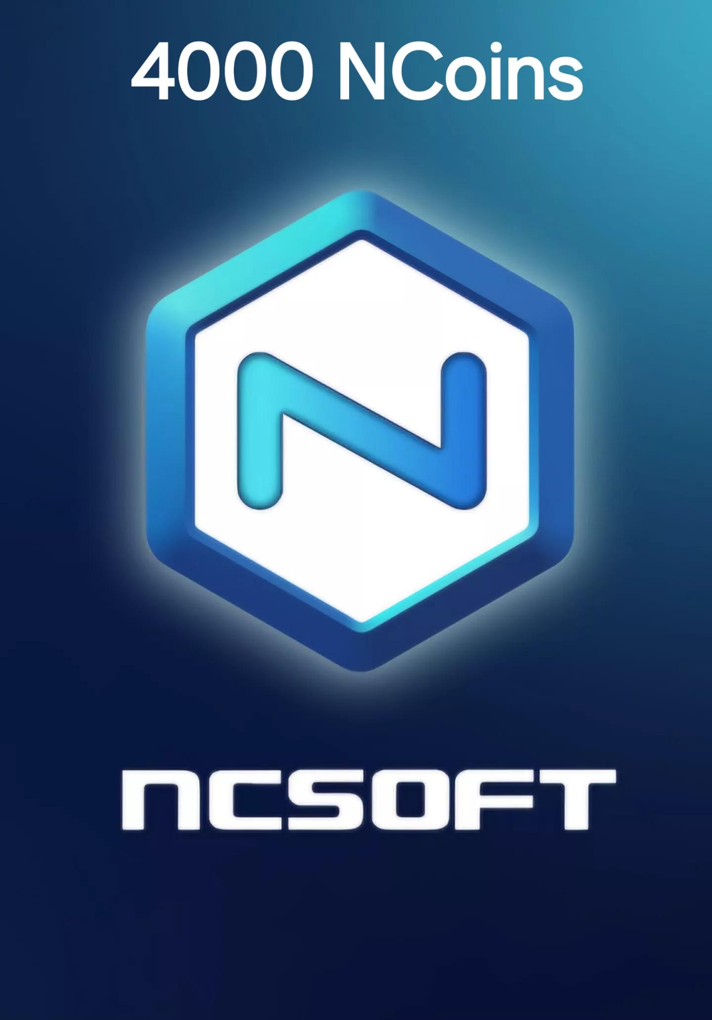 NCSOFT 4000 NCoins Gift Card cover image