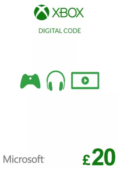 UK Xbox 20 фунта подарочная карта  cover image