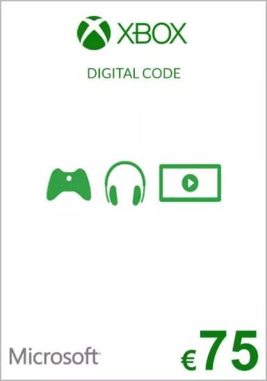 EU Xbox: подарочная карта на 75 евро  cover image