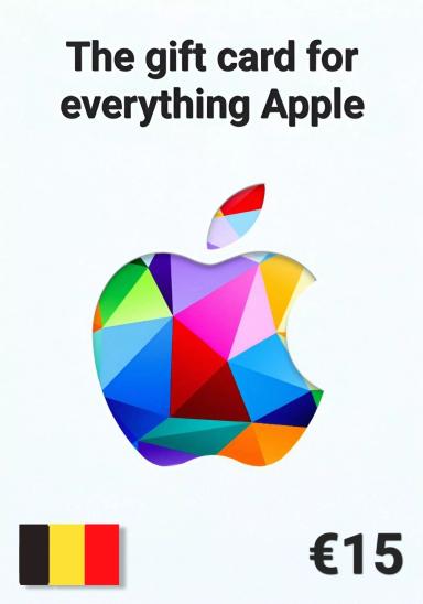 Apple iTunes Belgium 15 EUR Gift Card cover image