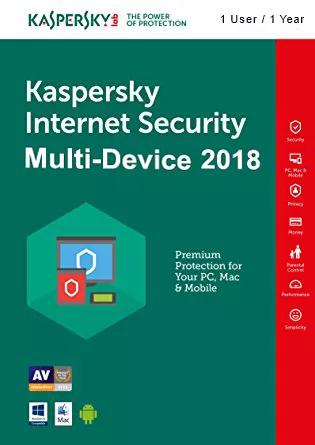 Kaspersky Internet Security Multi-Device 2018 (1 User, 1 Year)