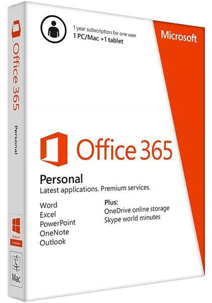 Microsoft Office 365 Personal (1 User / 1 Year) (PC / MAC)