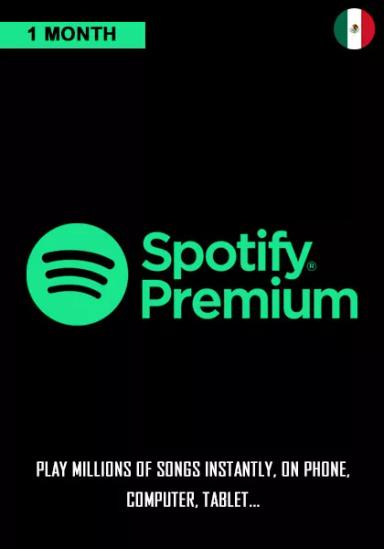 Мексика Spotify Premium 1 месяц Карта  cover image