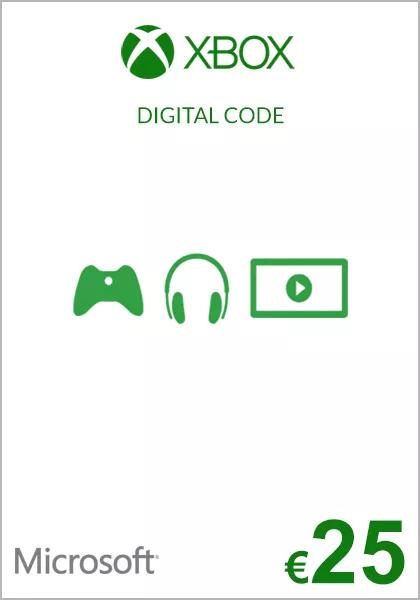 EU Xbox 25 Euro Gift Card 