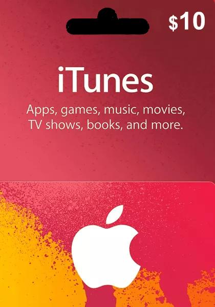 iTunes USA 10 USD Gift Card 