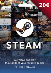 EU Steam: подарочная карта на 20 евро