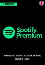 UK Spotify Premium 1 месяц Карта 