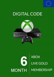 EU Xbox Live Gold 6 месяца 