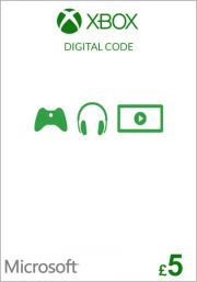 UK Xbox 5 фунта подарочная карта 