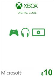 USA Xbox 10 долларов подарочная карта 