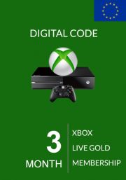 EU Xbox Live: 3 месяцев, золотой статус 